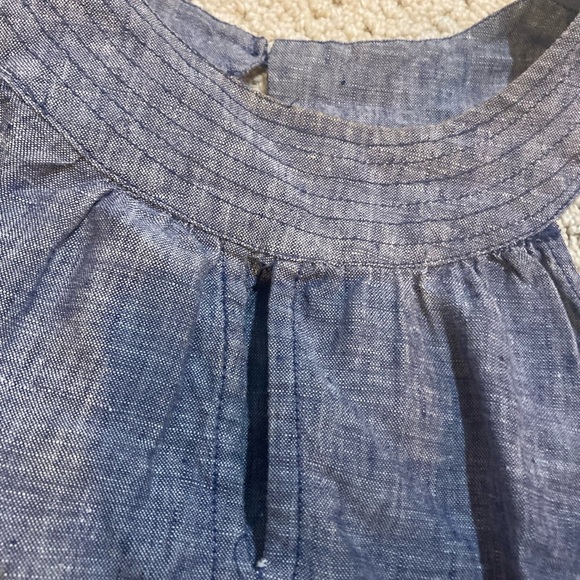 Ladies St. Tropez Linen Chambray Dress - Picture 2 of 4